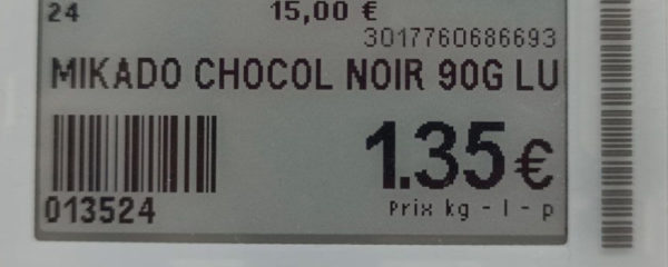 étiquette numérique